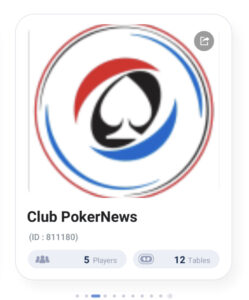 Poker News Club on ClubGG