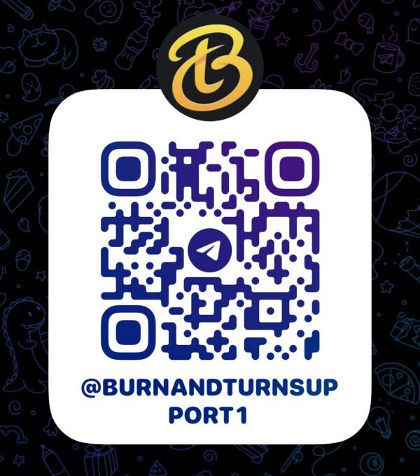 Burn and Turn Support Telegram QR Code
