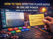 How to take notes for online poker. ClubGG 310340