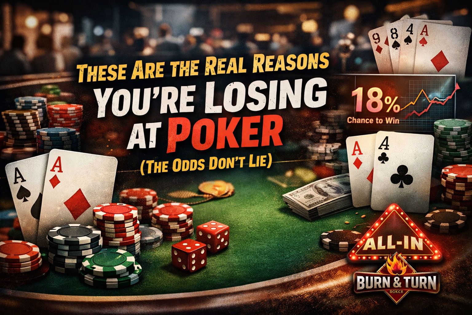 Why you are losing at poker - Burn and Turn ClubGG 310340