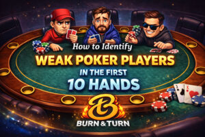 How to spot weak poker players at the tables blog header image.