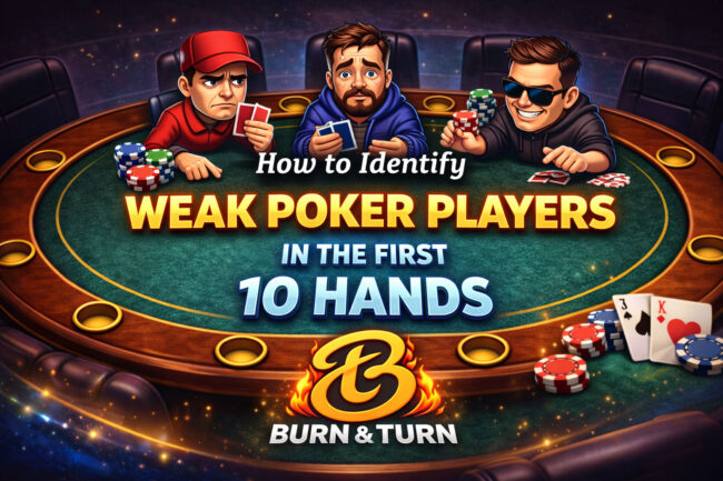 How-to-spot-weak-poker-players-in-10-hands How to spot weak poker players at the tables blog header image.