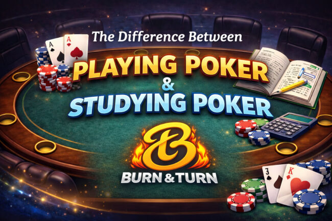 Playing Poker Vs. Studying Poker Blog - Burn and Turn - ClubGG 310340