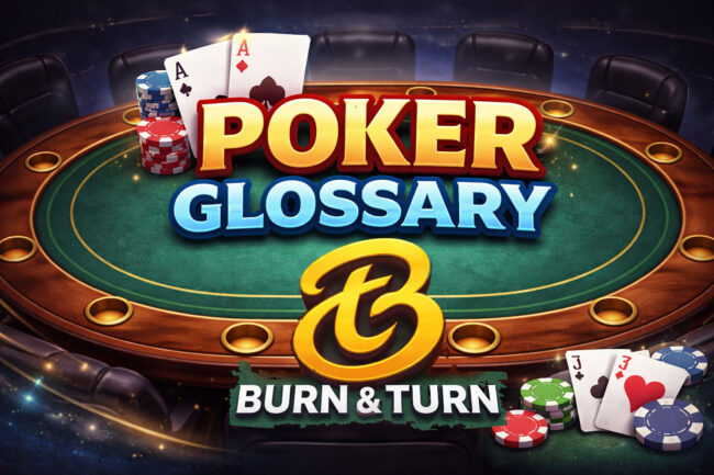Poker-Glossary-Blog-Header-Image-ClubGG310340 Burn and Turn Poker Glossary Blog Header - ClubGG 310340